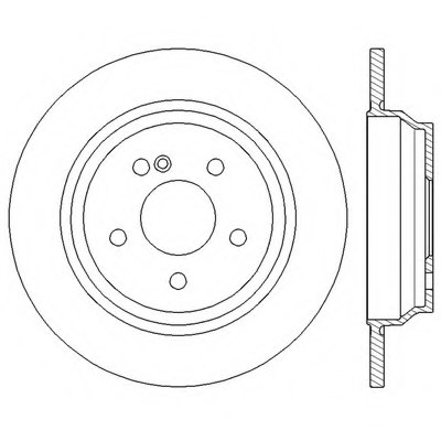 Febi Brake Disc Rear